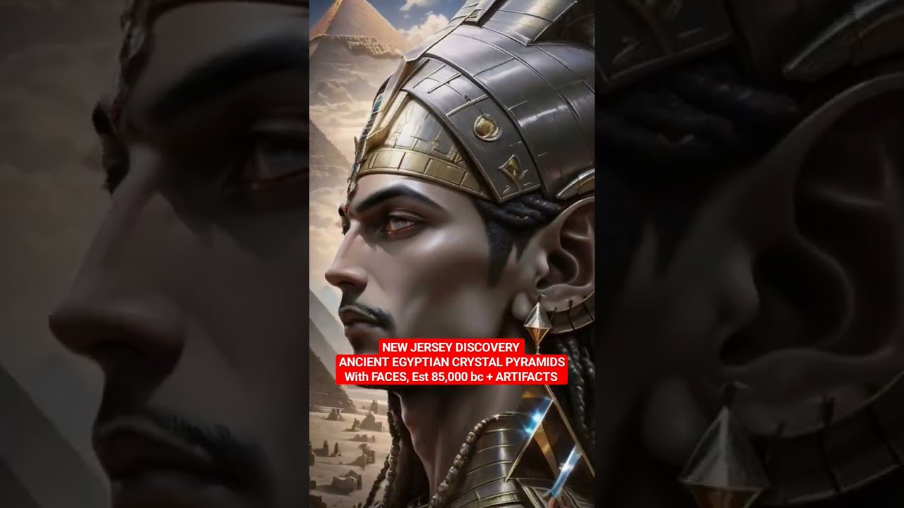 NEW JERSEY DISCOVERY ANCIENT EGYPTIAN PYRAMID CRYSTAL ARTIFACTS WITH FACES.