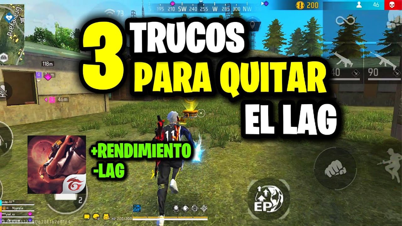 &iexcl;No m&aacute;s lag en Free Fire con estos 3 trucos!