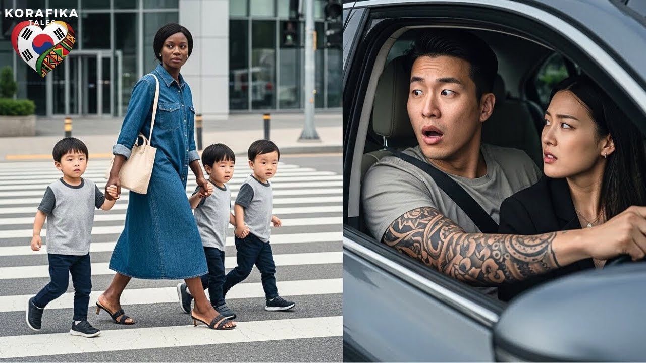 The Korean mafia boss taking his fiancée home — until he saw his ex crossing crosswalk with triplets