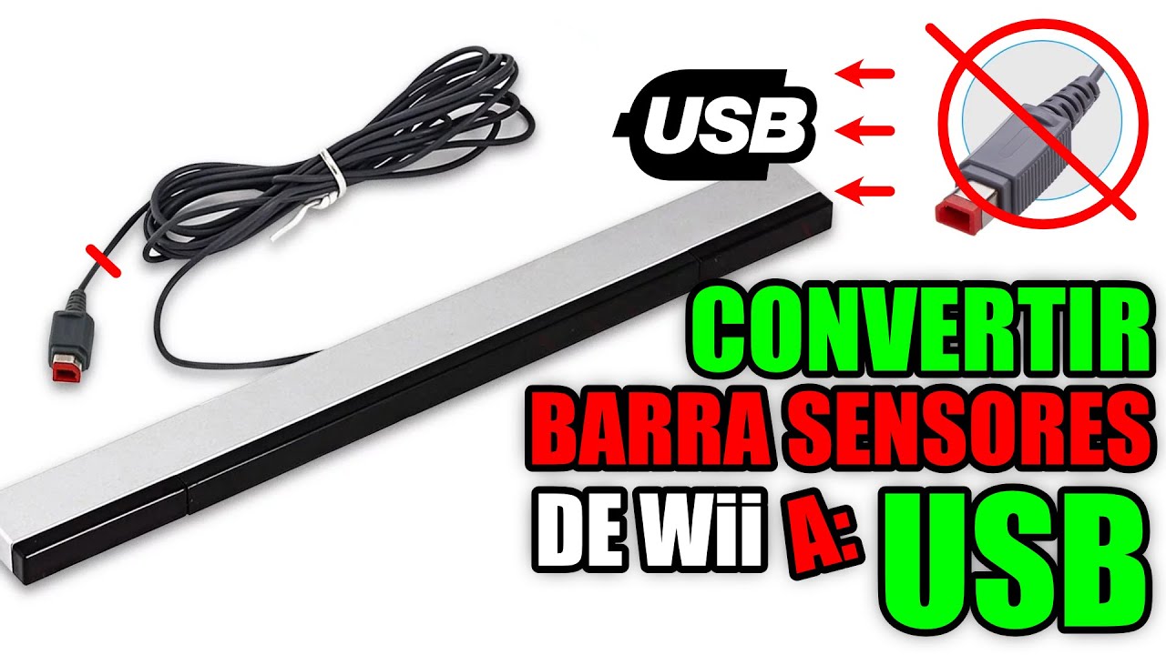 CONVIERTE TU BARRA SENSORA de WII en USB (emuladores / raspberry etc)