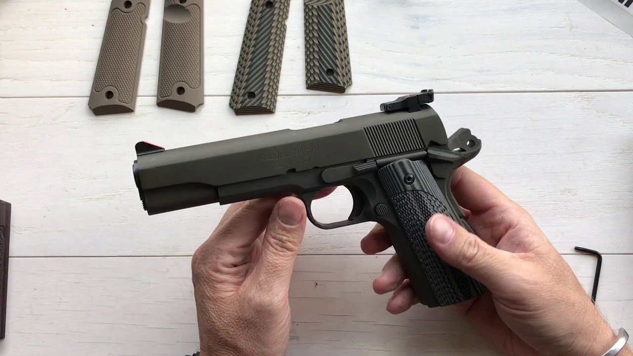 New Grips for my 1911! LOK Grips OPS and Ridgebacks!