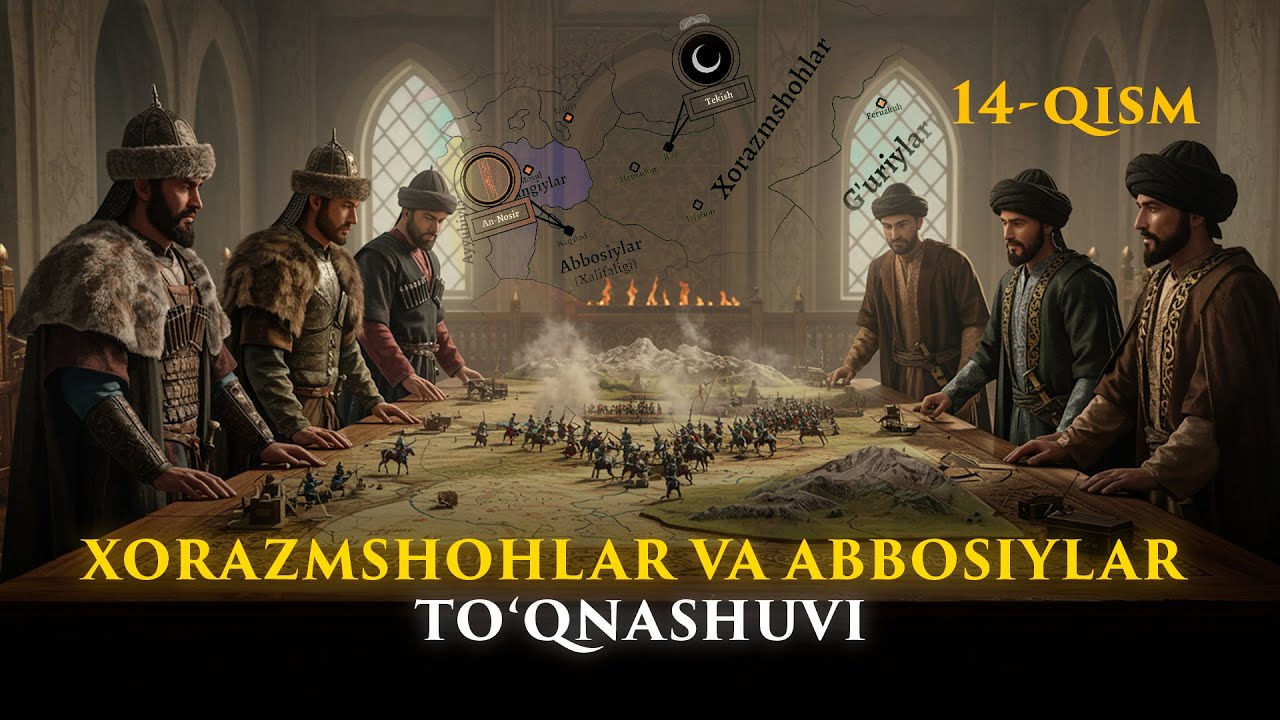 Xorazmshoh Tekish va Xalifa An-Nosir: Iroqi Ajam hokimiyati uchun jang | Xorazmshohlar 14-Qism