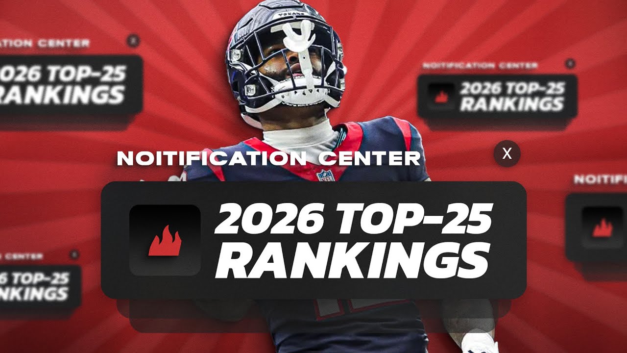 2026 Fantasy Football Early Top-25 Rankings: Flag Plants & Future League Winners