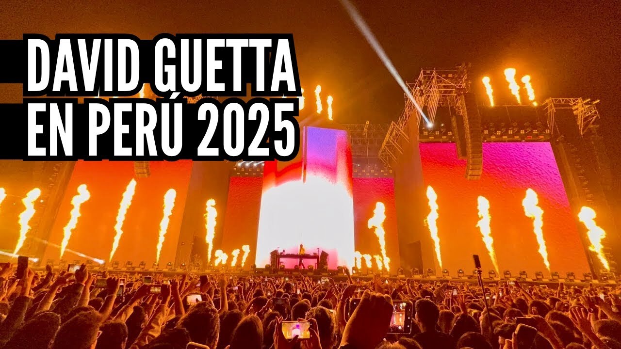 David Guetta en Lima 2025