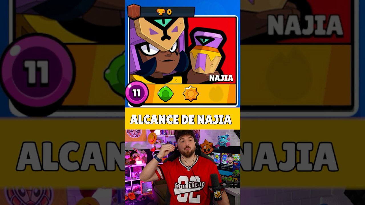 RANGO MAXIMO DE NAJIA en BRAWL STARS  #brawlstars #soba