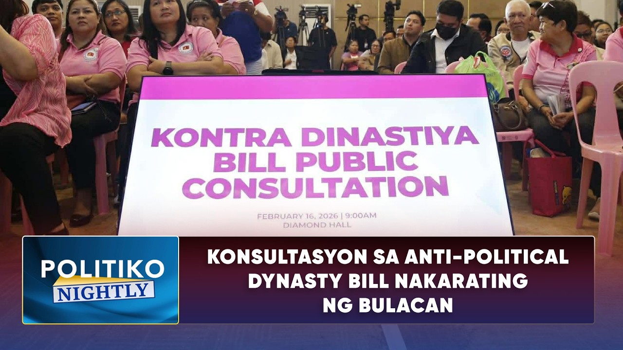 Konsultasyon sa anti-political dynasty bill nakarating ng Bulacan