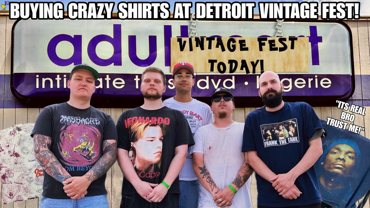 We Bought Crazy Shirts at Detroit Vintage Fest 