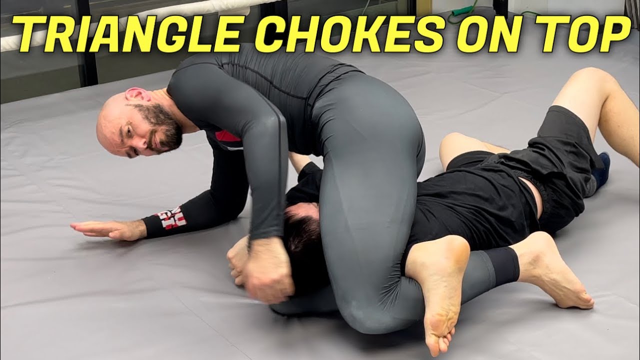 The Mounted Triangle Choke (Most powerful top control for MMA)