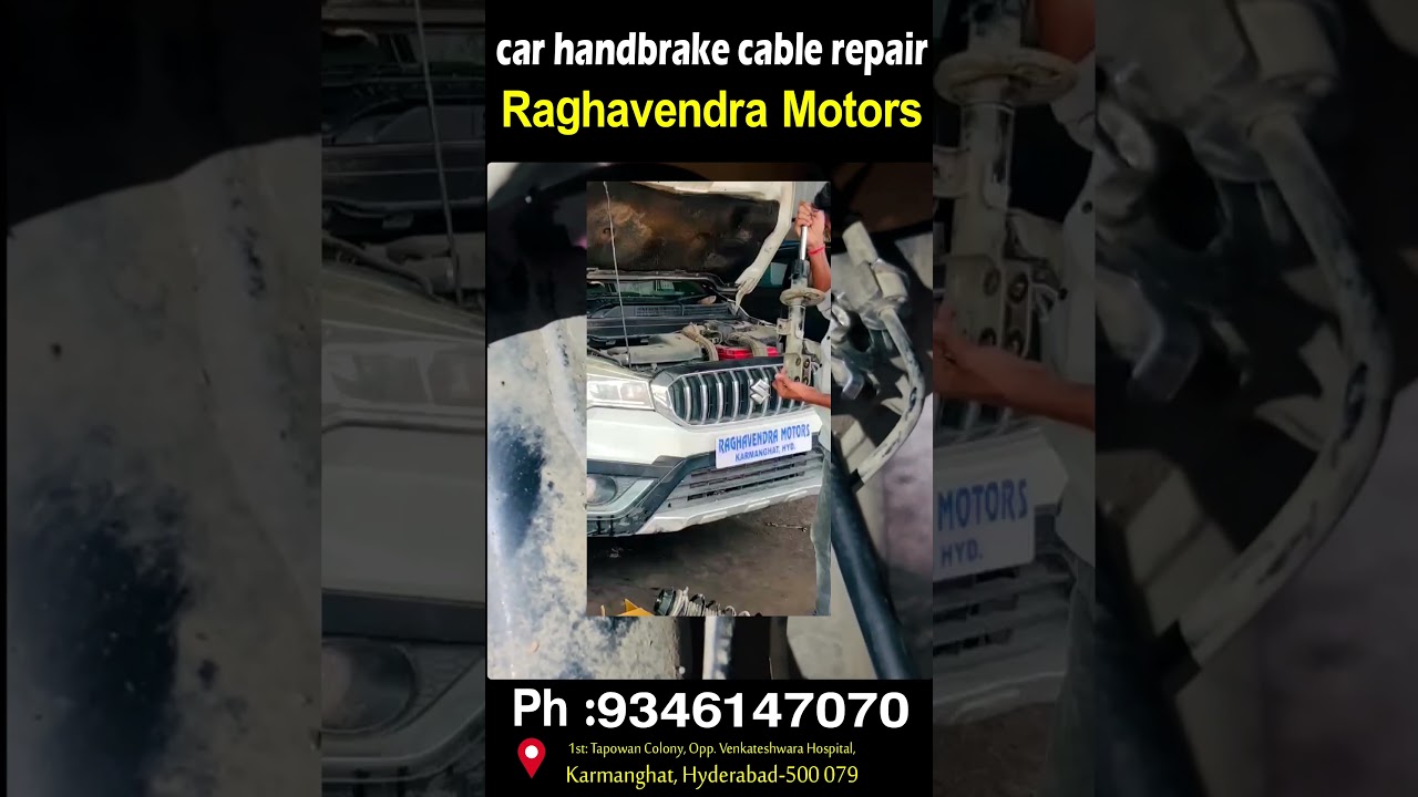 car handbrake cable repair 