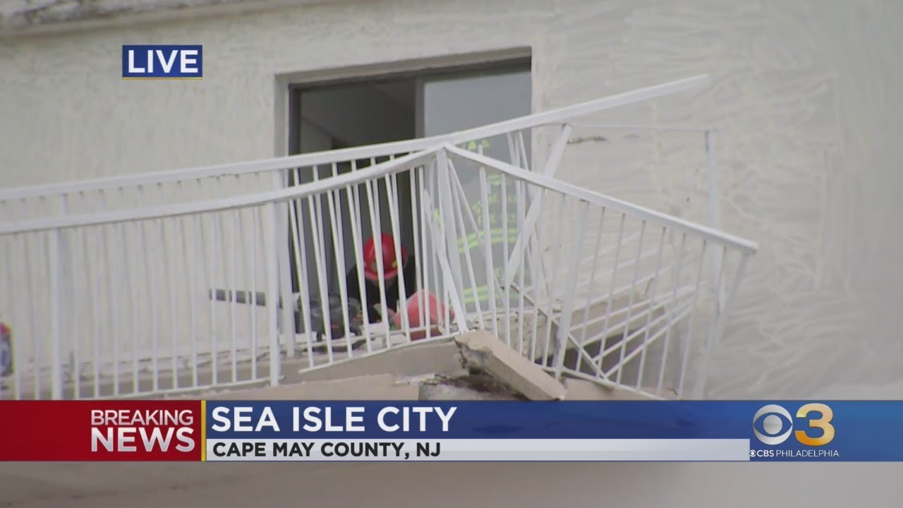 Sea Isle City's Spinnaker condo collapses near 36th St & Boardwalk