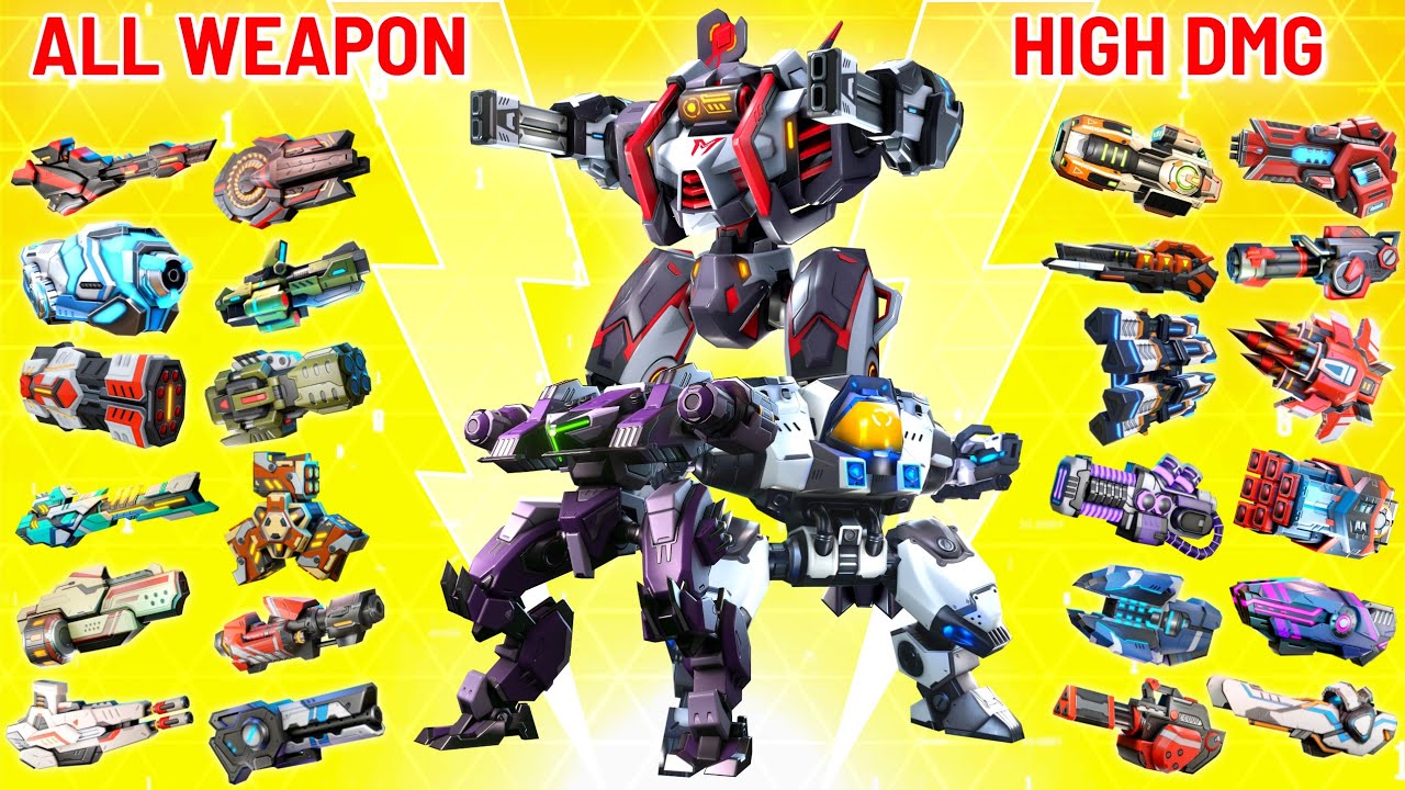 Highest Damage of All Weapons with Orion Brickhouse & Stalker - Mech Arena