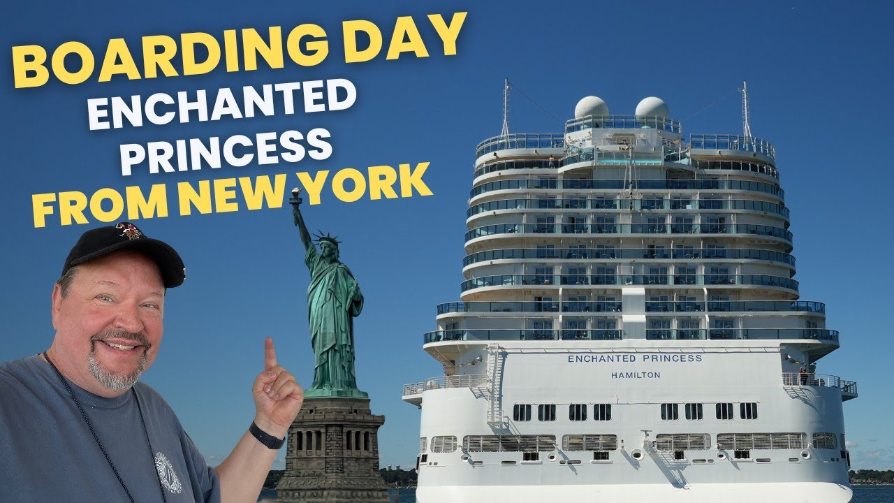 Enchanted Princess Boarding Day New York | What it's like on Princess Cruises embarkation day!