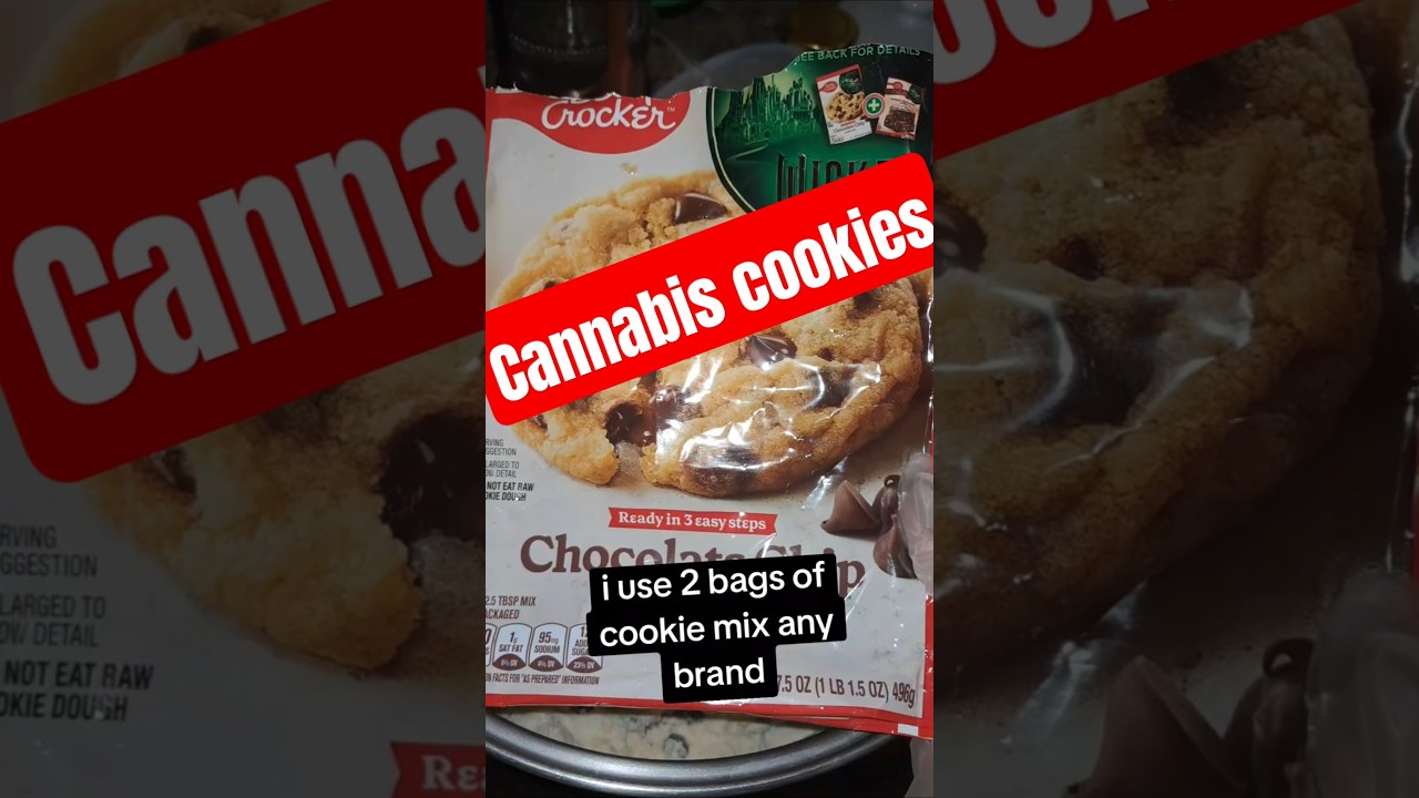 making cannabis cookies #cannabutter #edibles #DIY #diycannabiscookies