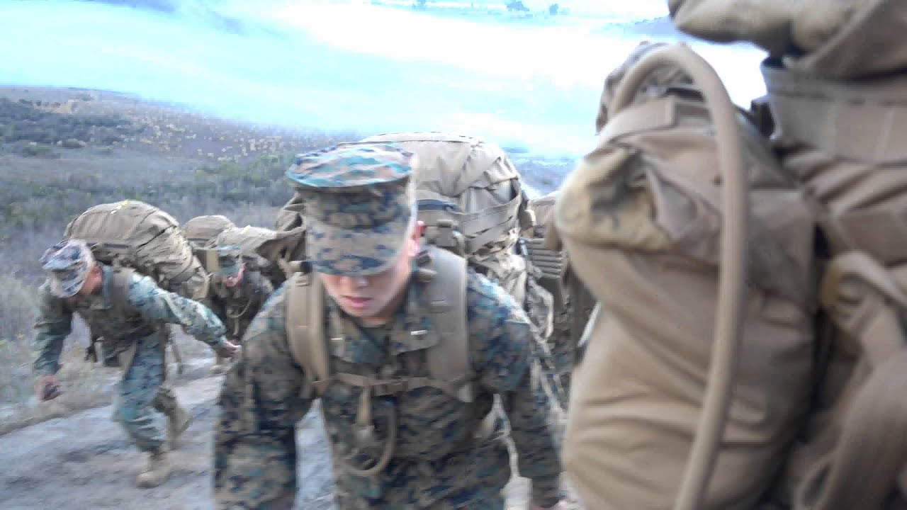 Marine Corps Hike on Camp Pendleton (4K)
