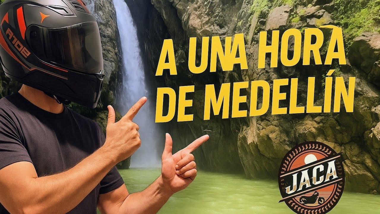 “Paraíso escondido a una hora de Medellín 🏍️💦 | Cascada el Torito, un lugar que no conoces GRATIS”