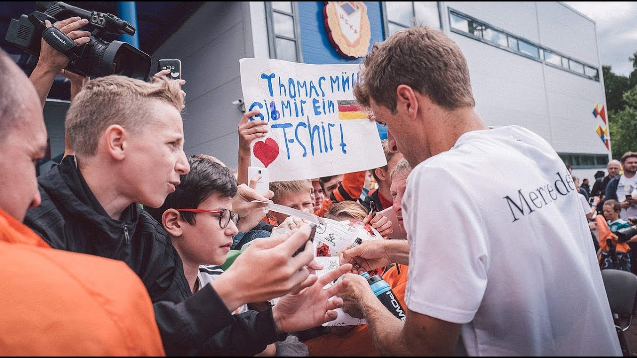 FIFA 2018 Russia - Arrival of the German national team in the airport of Moscow