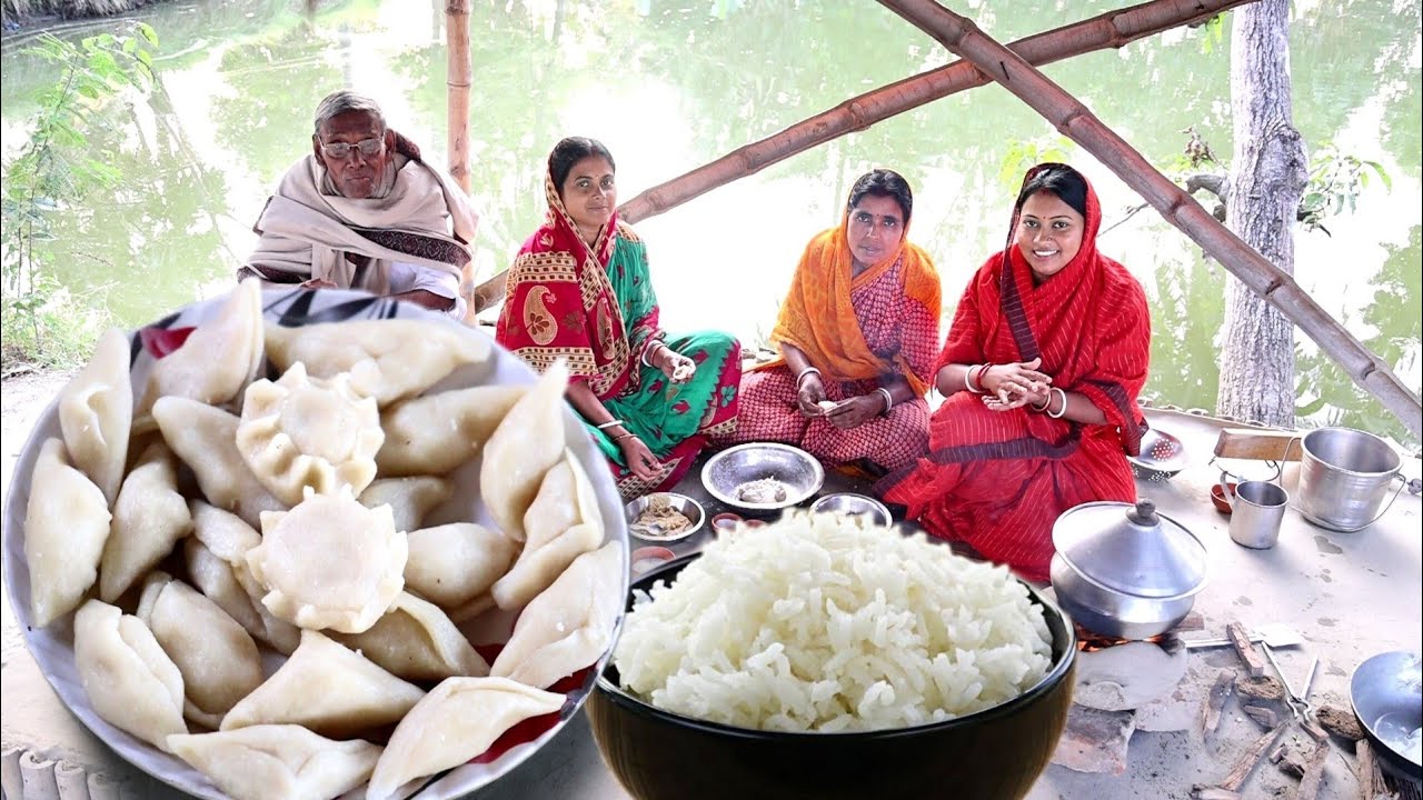 দুপরের বেঁচে যাওয়া ভাত দিয়ে শীতের সন্ধ্যায় দারুন মজার পিঠা রেসিপি||bengali pitha recipe