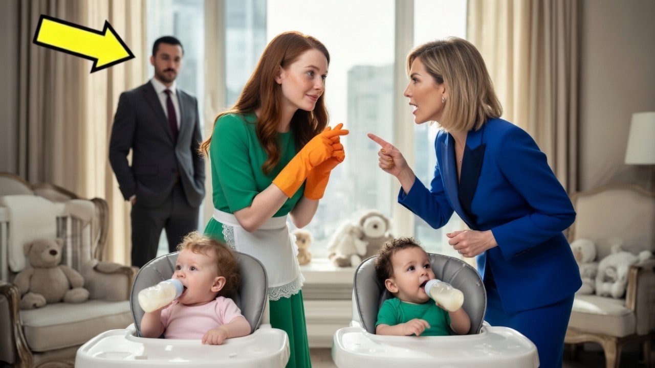 MILLONARIO SE ESCONDIÓ PARA VER CÓMO SU NOVIA TRATABA LA EMPLEADA DOMÉSTICA HASTA QUE SUS GEMELOS.