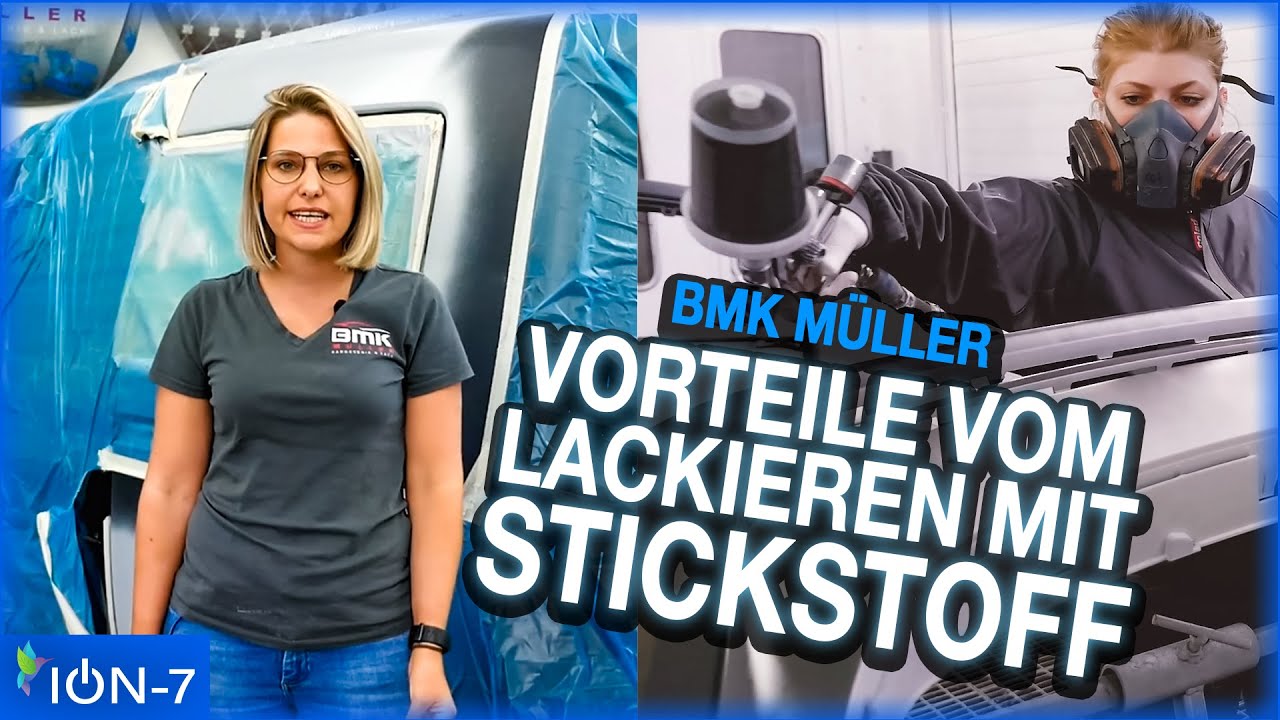 BMK Müller Karosserie und Lack – Bessere Lackierbedingungen für den Lackierer durch Stickstoff