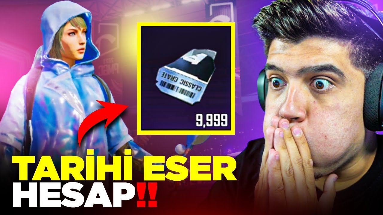 2 YILDA 2500 SANDIK BİRİKTİREN İZLEYİCİMİN ANTİKA HESABINI FULLEDİK!  | PUBG Mobile