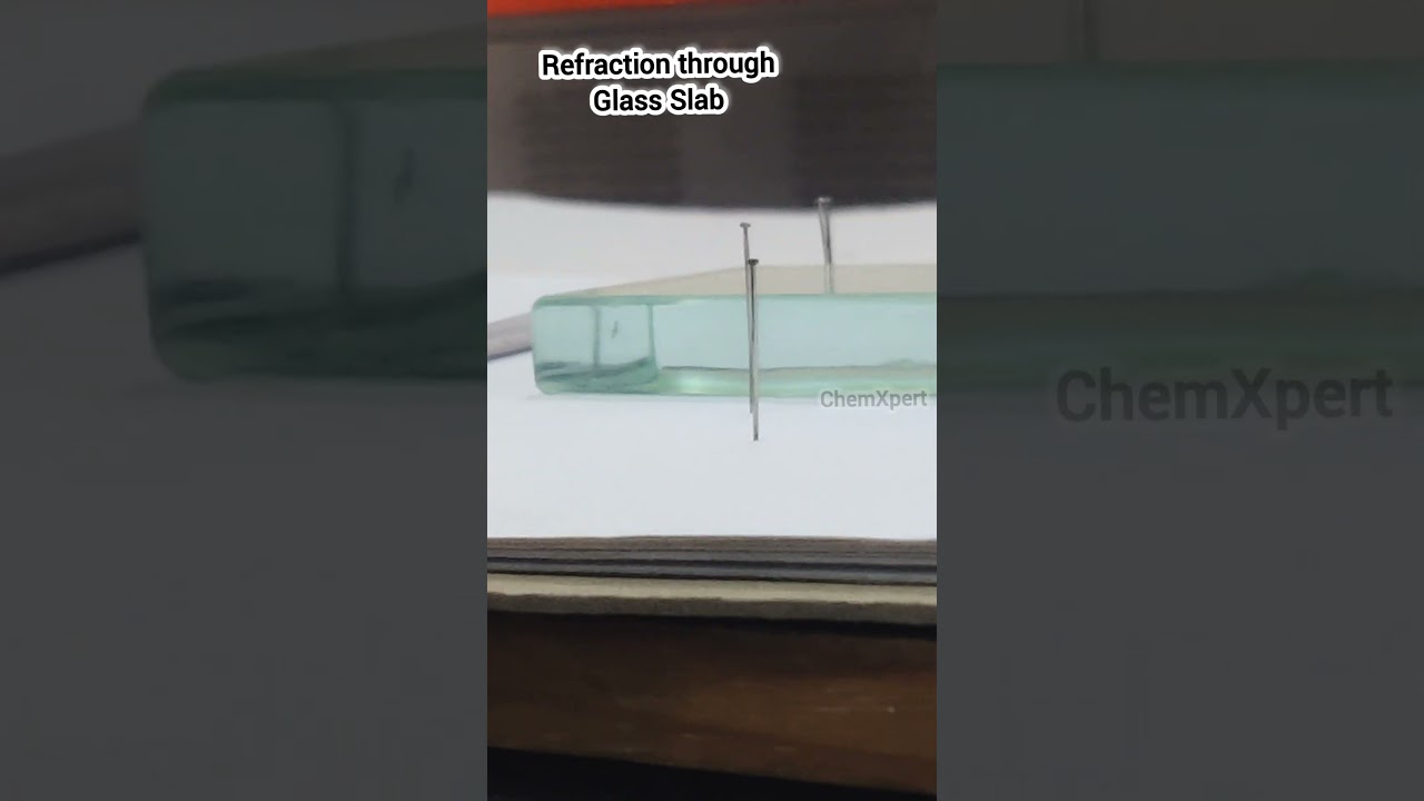 Refraction through Glass Slab | Class 10 Science Activity #science #physics  #class10science