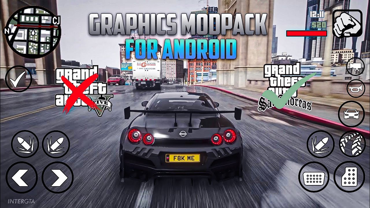 Gta Sa 4K HDR Graphics Modpack for Android | Support All Devices