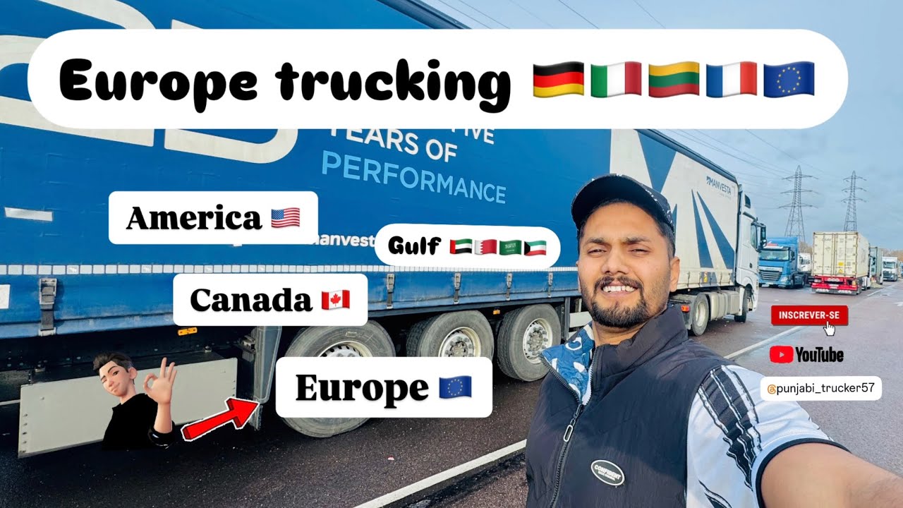 EUROPE TRUCKING🇪🇺 LIFE || AMRICA 🇺🇸||CANADA 🇨🇦||GULF 🇦🇪🇸🇦🇧🇭🇰🇼|| V/S EUROPE 🇪🇺