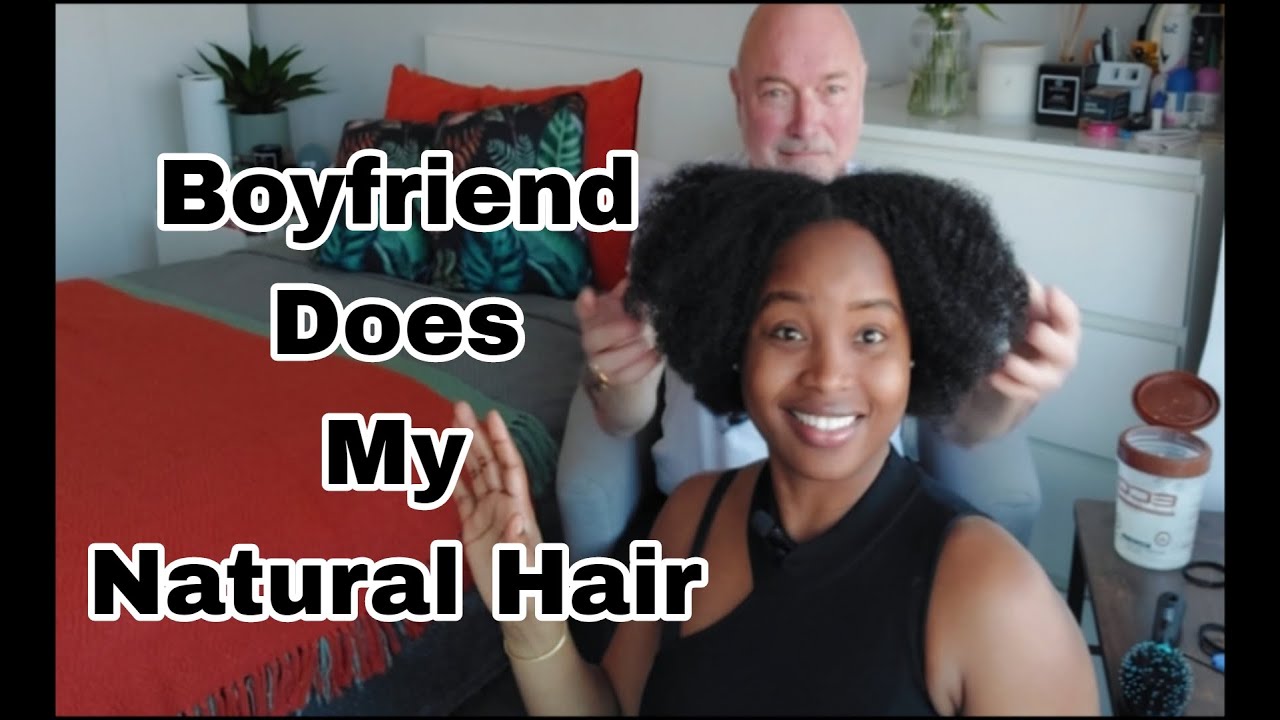 MY BOYFRIEND DOES MY NATURAL HAIR 🇯🇲🇬🇧 | #bwwm #agegap #boyfriend #naturalhair #afrohair