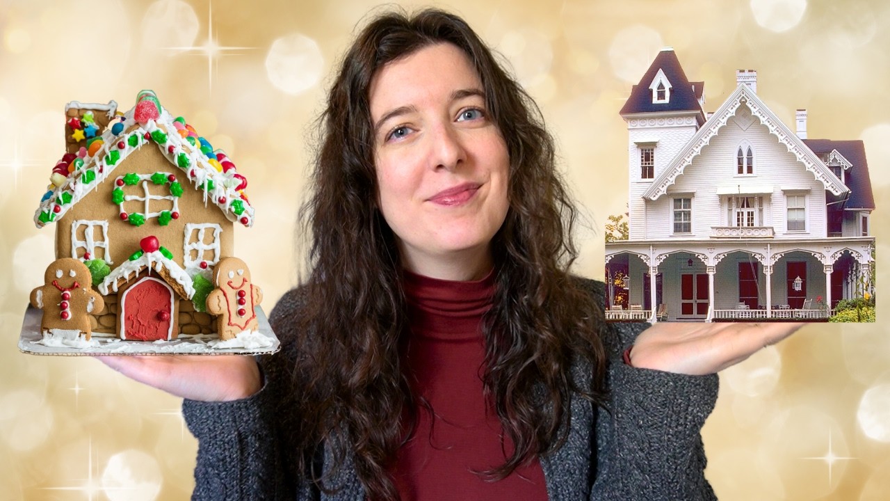The gingerbread houses you can't eat