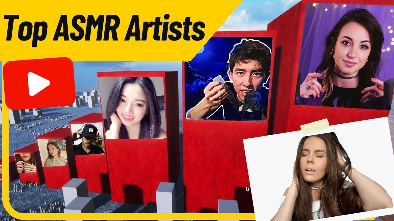 The Top ASMR channels on YouTube