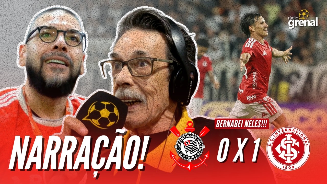 GOLS DE CORINTHIANS 0 X 1 INTER | NARRA&Ccedil;&Atilde;O HAROLDO DE SOUZA | R&Aacute;DIO GRENAL