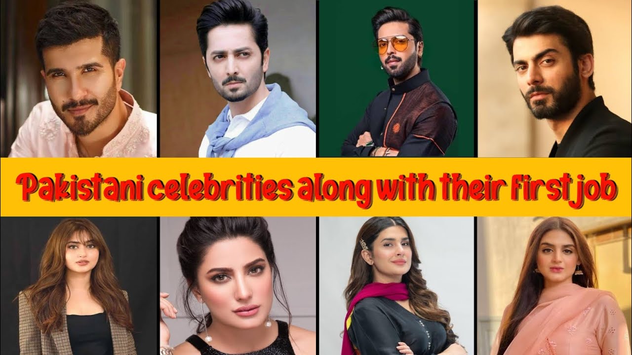 Top 20 The First Job Of Pakistani Celebrities☺ | Data Comparison
