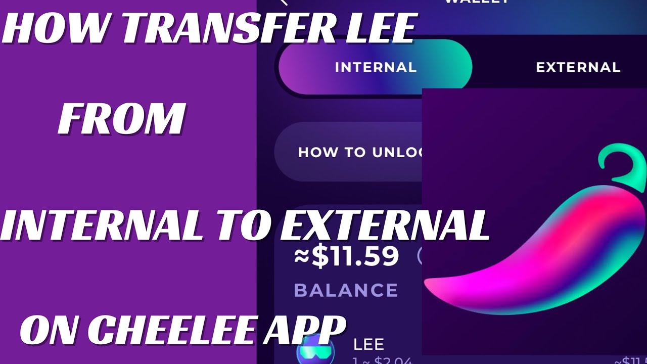 КАК ПЕРЕВЕСТИ CHEELEE ИЗ ВНУТРЕННЕГО КОШЕЛЬКА НА ВНЕШНИЙ. / ПРИЛОЖЕНИЕ CHEELEE