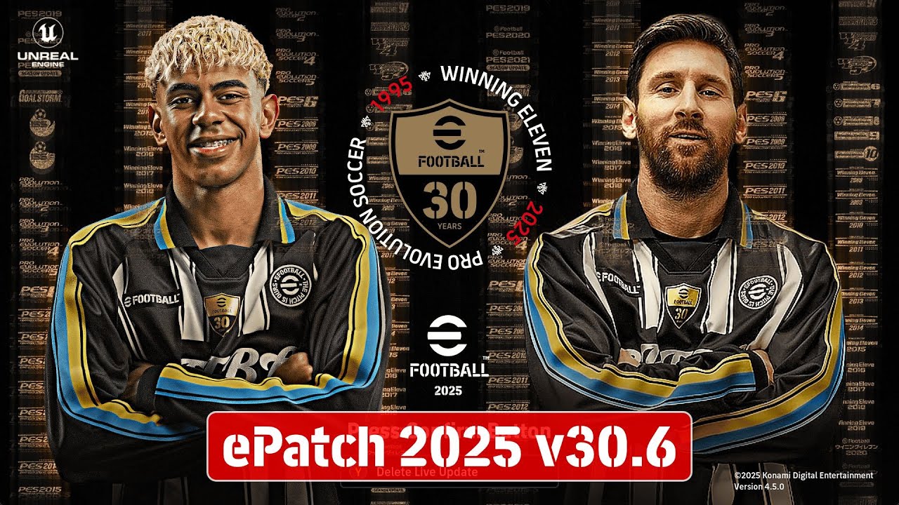 How to Install ePatch 2025 v30.6 for eFootball 2025 + Gameplay Test [Full Guide]