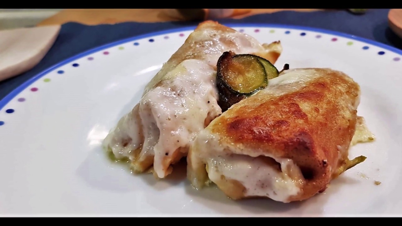 CREPES CON SALMONE E ZUCCHINE
