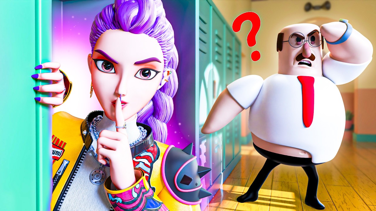 РУМИ ПОСТРОИЛА СЕКРЕТНУЮ КОМНАТУ?! K-Pop Охотницы на Демонов: Huntrix анимация