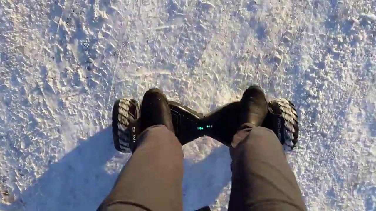Halo Rover Snow Test (All-terrain Hoverboard)
