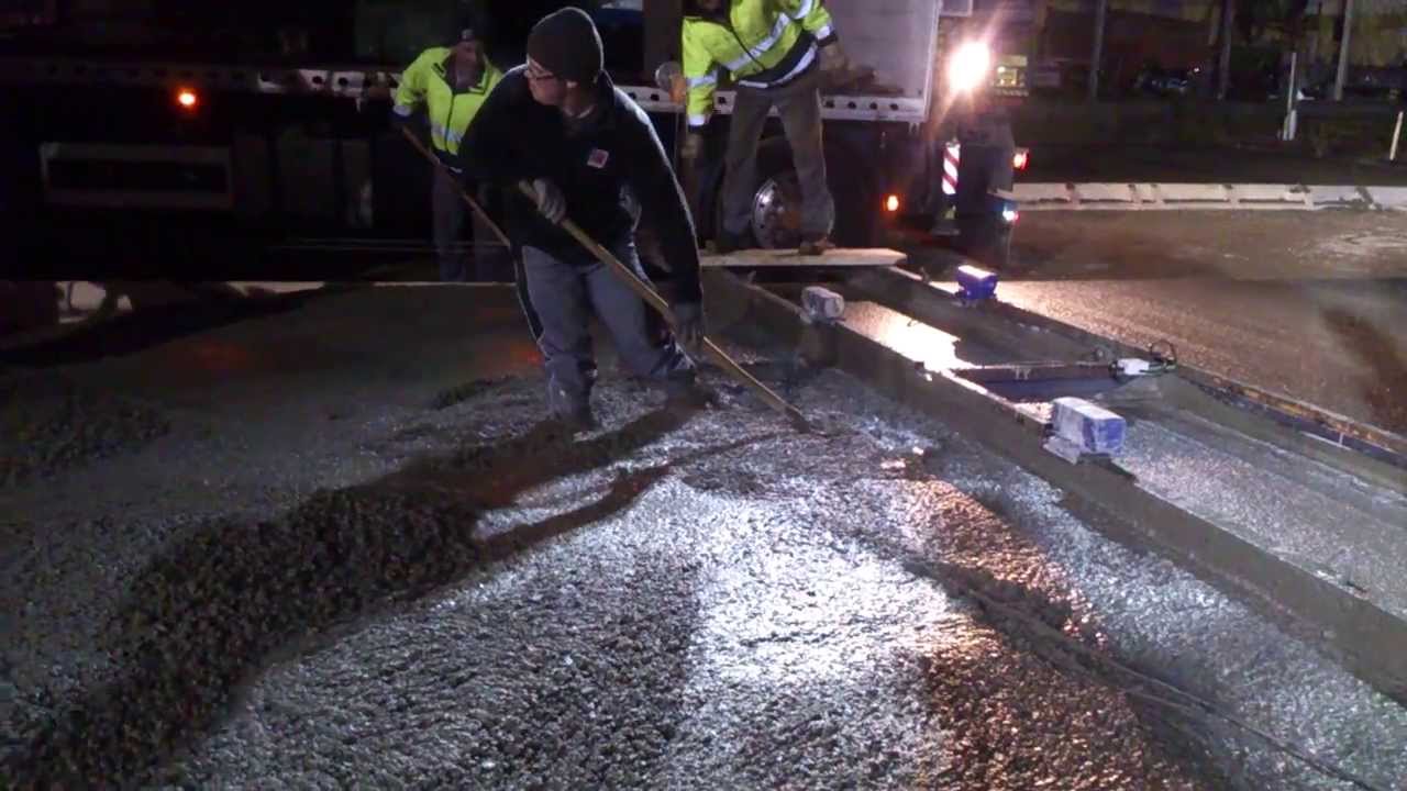 Betonverarbeitung Gro&szlig;fl&auml;che