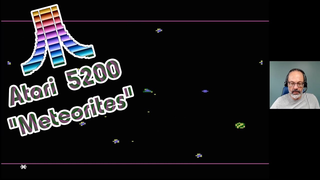 Atari 5200 Game Play, Meteorites