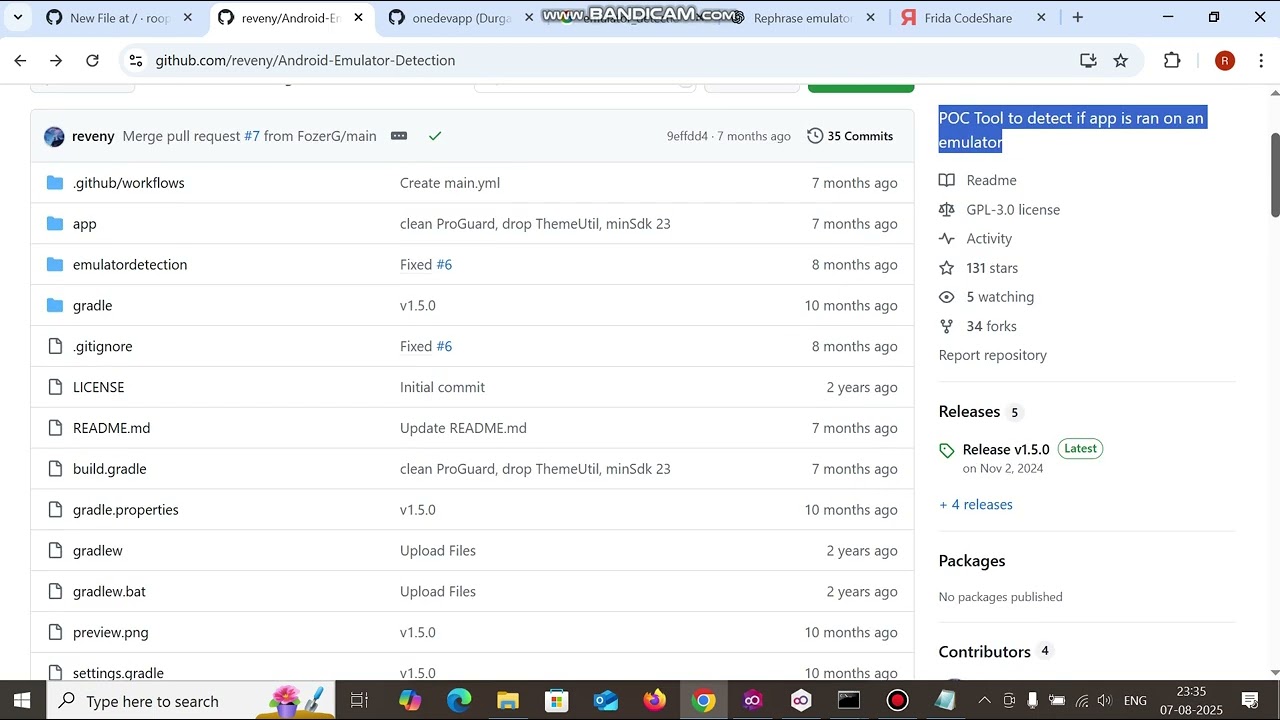 Android Emulator Detection Bypass Using Frida