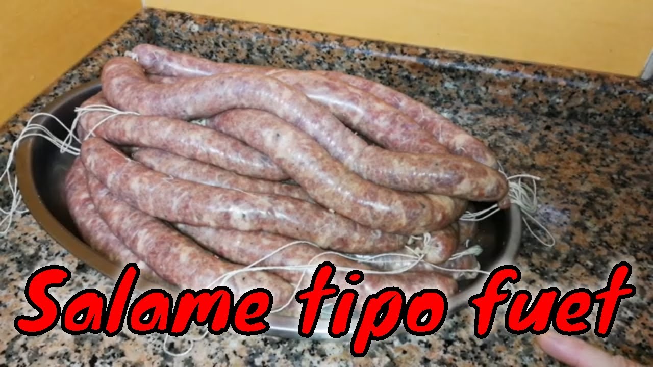 *Como hacer salame casero*fuet *Como hacer salame casero* - Bien Explicado*especial principiantes*