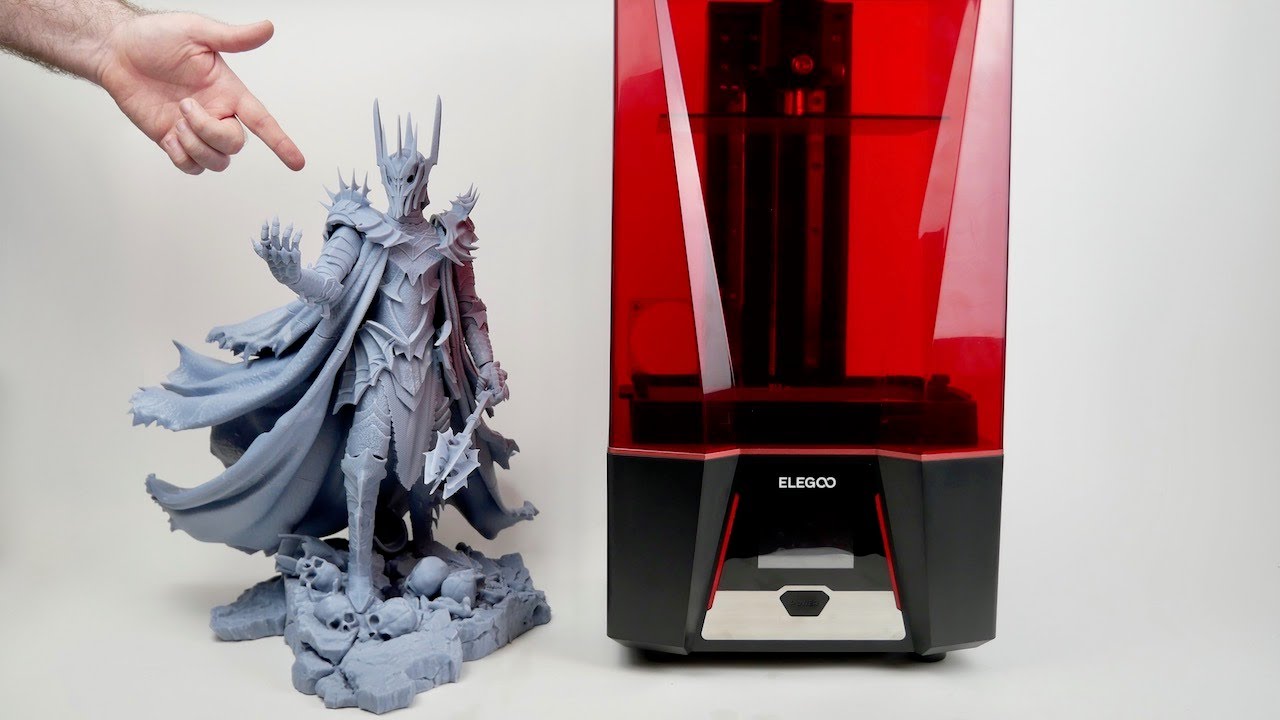 I Printed This Amazing Statue on the Elegoo Saturn 2! (First Look Review After 1 Month)