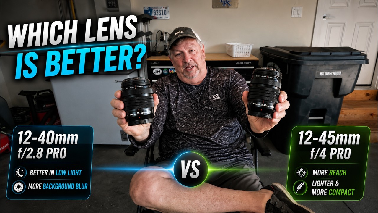 Which Lens is better. The OM System 12-45 F4 Pro or the 12-40 F2.8 Pro