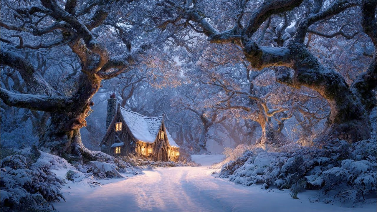 🌨️❄️ Winter Lights of the Celtic Village &ndash; Relaxing Medieval Music for Calm and Reflection