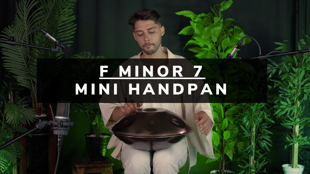 LIDAH® F Minor 7 - Mini Handpan - 43 cm - Dany Rud