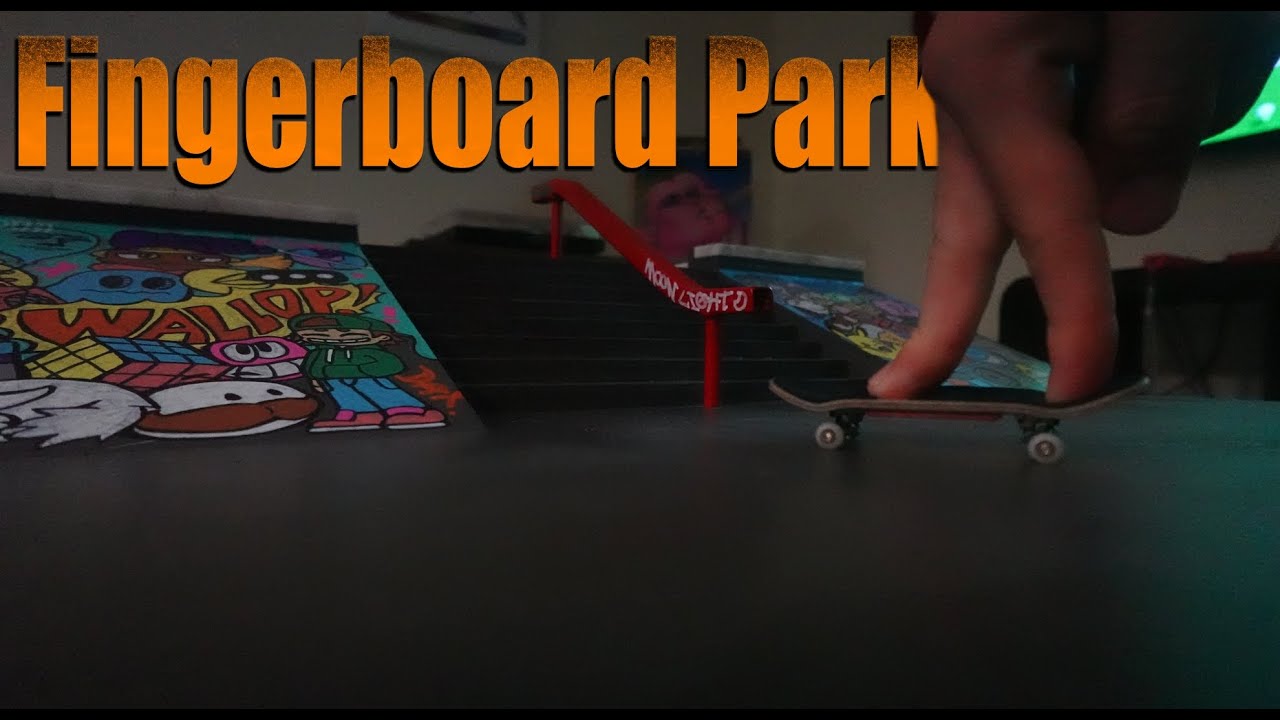 I Made A DIY Fingerboard Park Coffee Table thing...