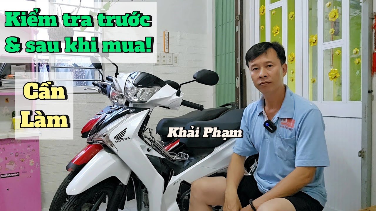 FUTURE LED 125: Những việc cần làm trước & sau khi mua xe. Khải Phạm #125 #125i #future #future125