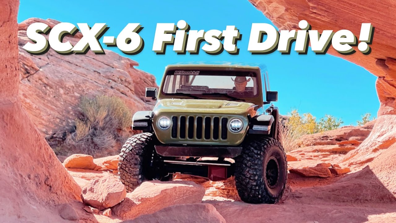 SCX-6 First Drive, Let’s go Crawl!