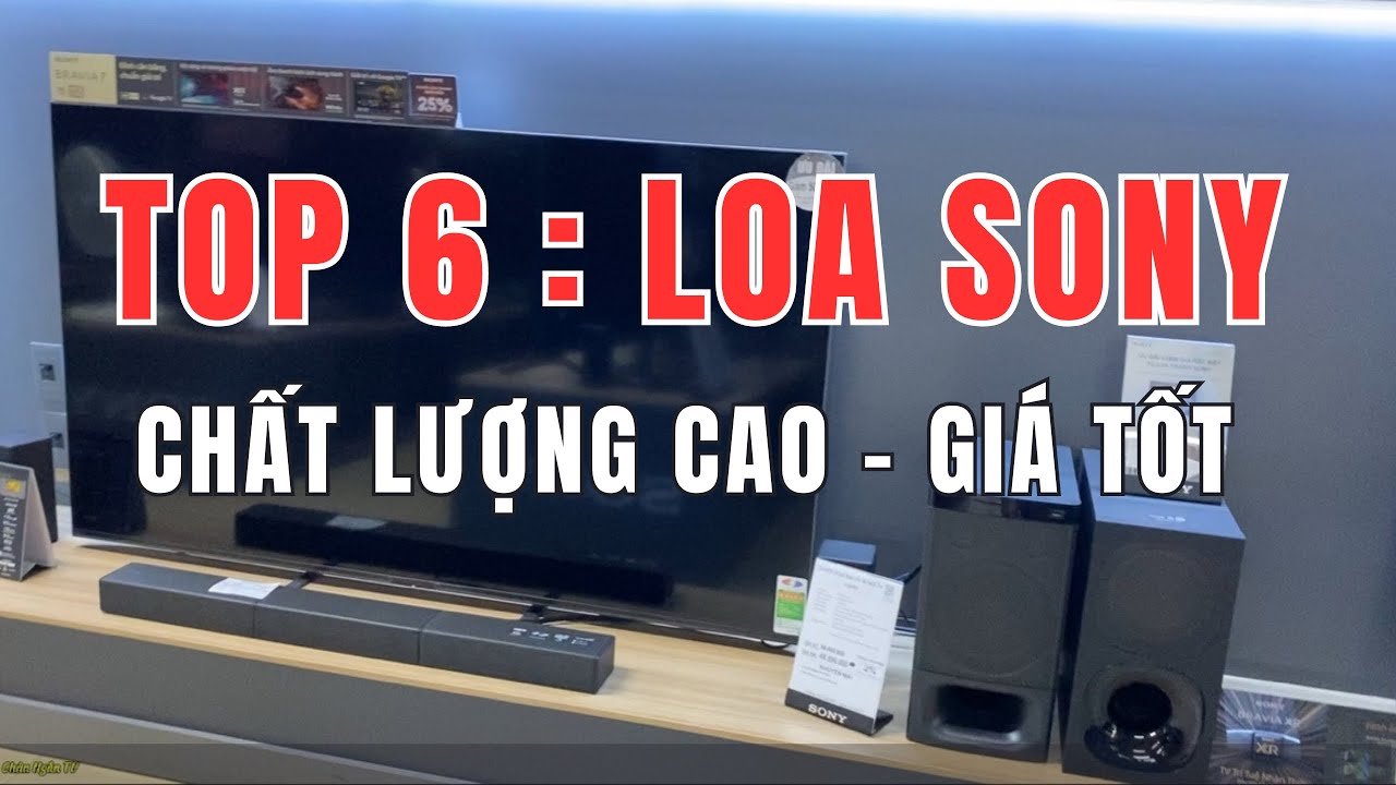 6 D&agrave;n Loa Sony chất lượng cao gi&aacute; ưu đ&atilde;i - Số lượng c&oacute; hạn | Ch&acirc;n Ngắn TV