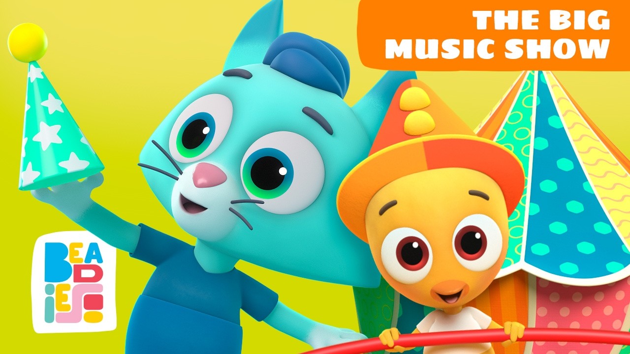 Beadies: The Big Music Show 🎪 with Meowser | Songs For Kids